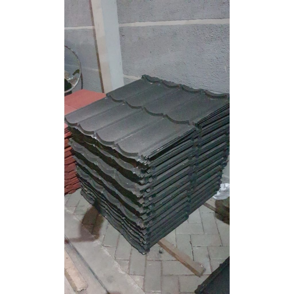 Genteng pasir 80x80 warna hitam tebal 030