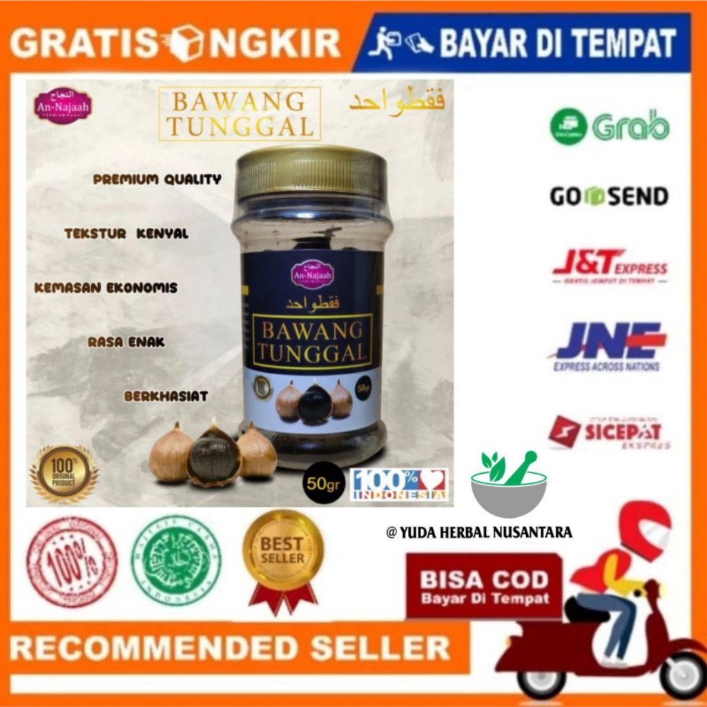 

Bawang tunggal Black Garlick/ Bawang lanang 100%
