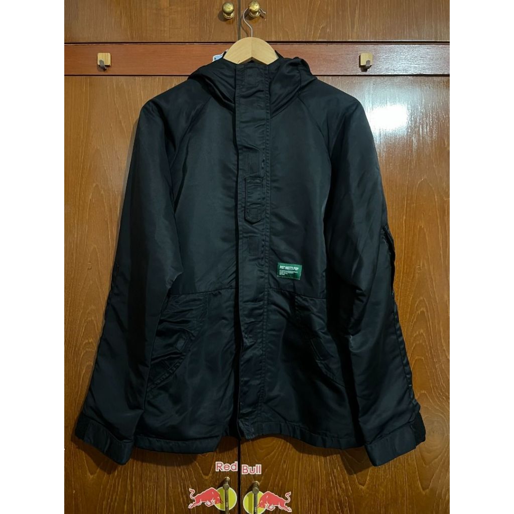 POT MEETS POP Jaket - Ecwcs Nylon Black Fw24 - Jacket