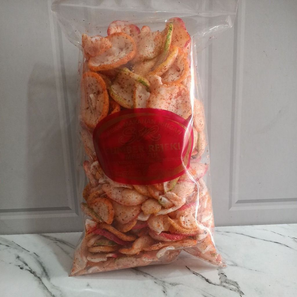 

KRUPUK BANGJO PEDAS BERAT 350 GRAM