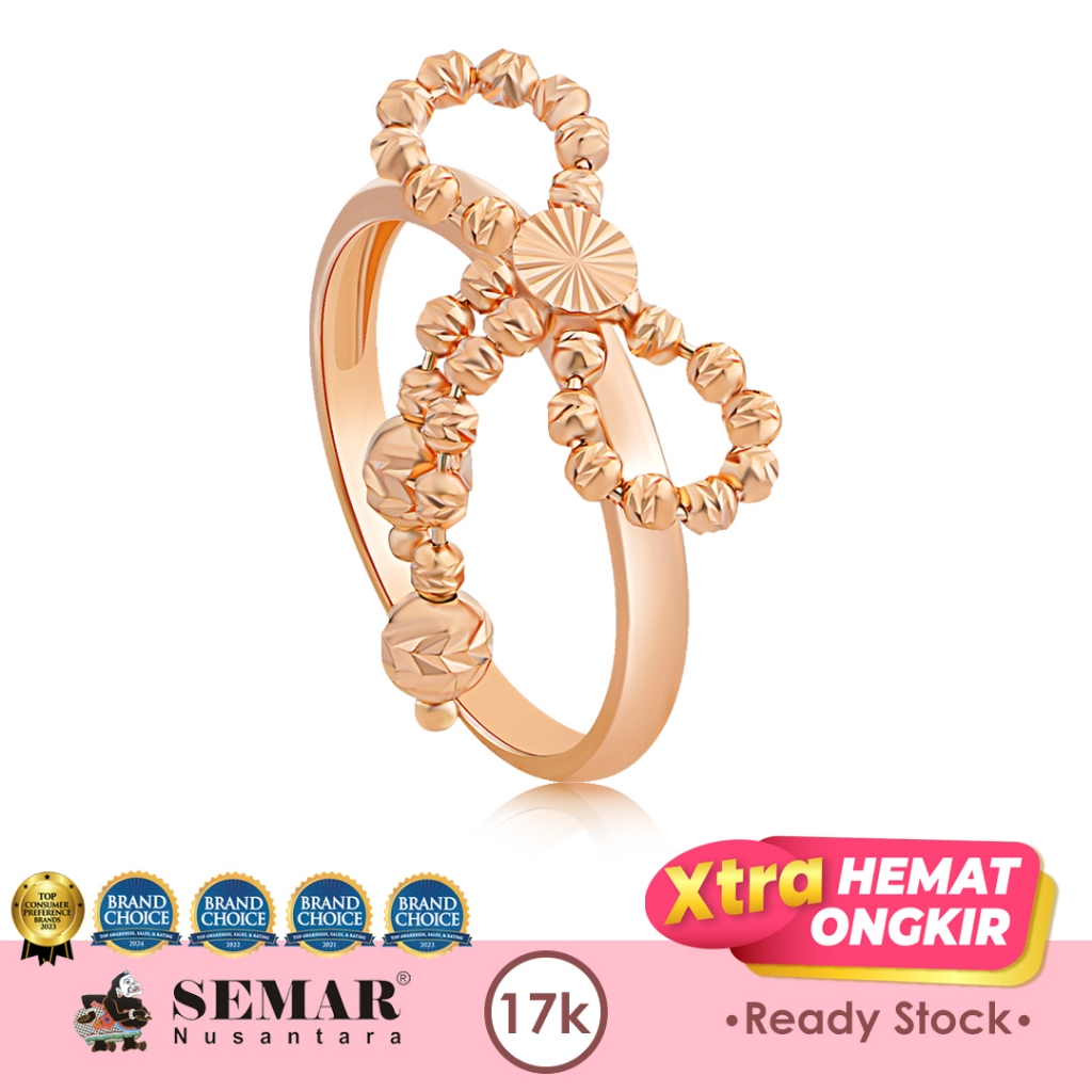 Cincin Emas Dylan Coquette Gold 17K Semar Nusantara
