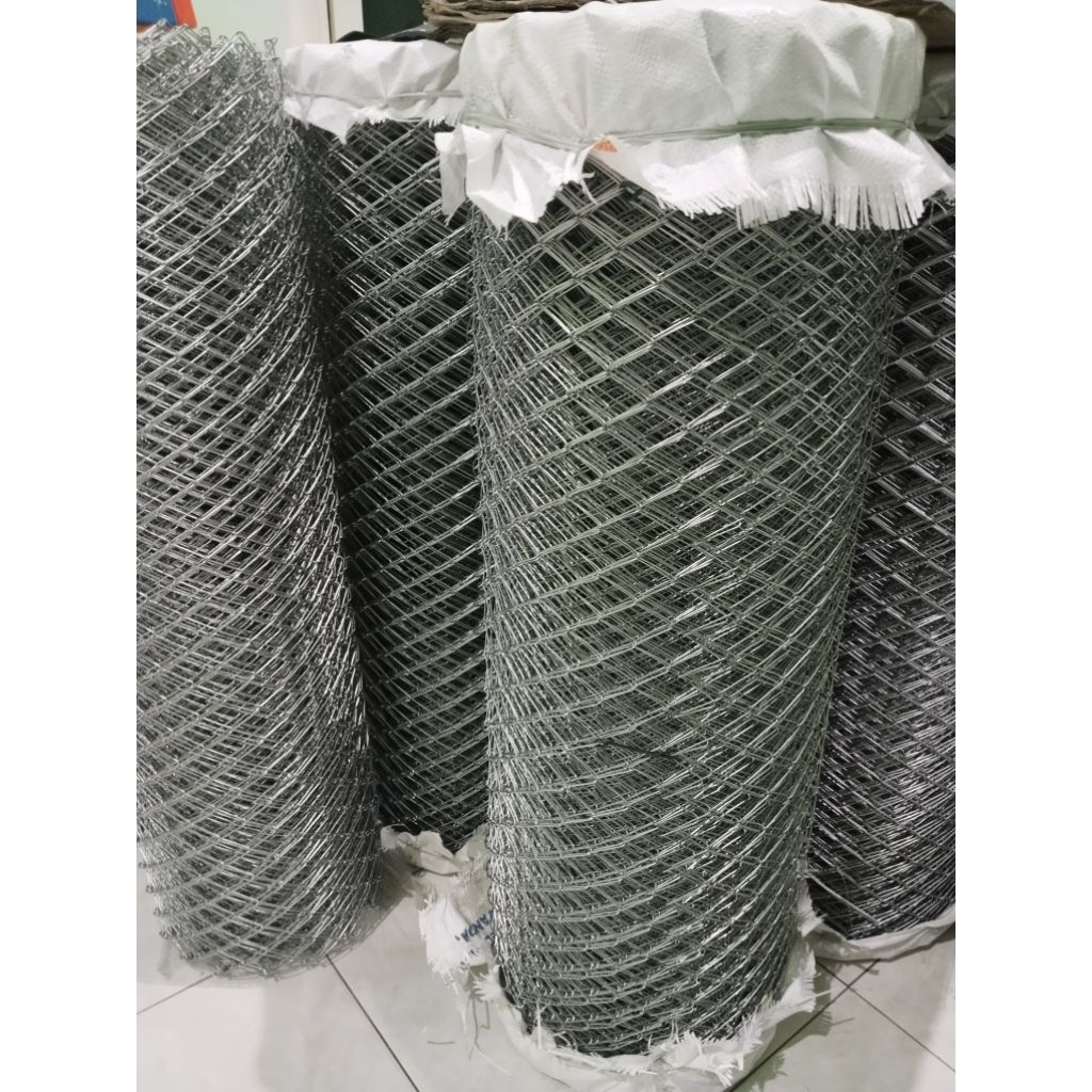 kawat harmonika hotdip galvanis lubang 2 cm tebal 1,6 mm tinggi 1 m panjang 28m