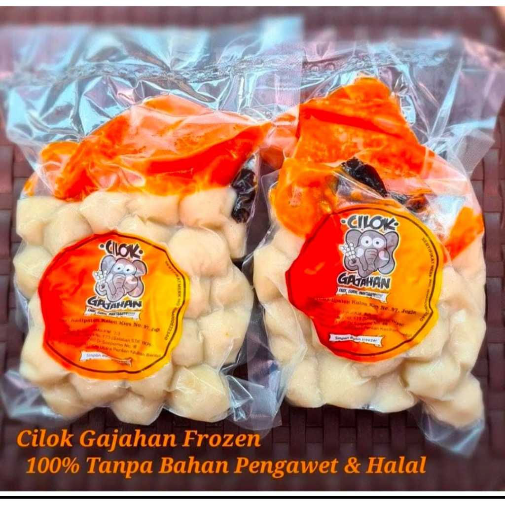 

Cilok Gajahan Jogja Kemasan Frozen isi 40 pcs