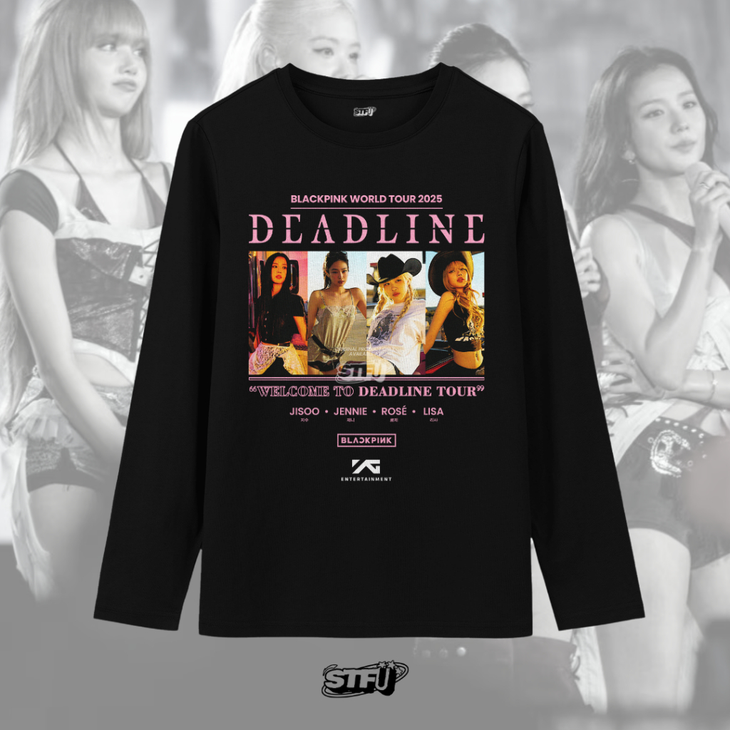 Long Sleeve T-Shirt Blackpink Deadline World Tour - STFU