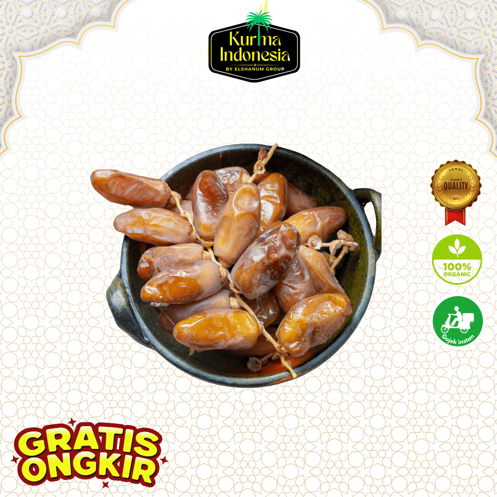 Tunisia Tangkai 500gr sapphire premium / Seperti Palm Fruit / kurma tangkai palm fruitt original