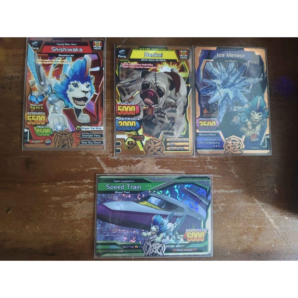 Kartu Strong Animal Kaiser Maximum Shishiwaka Set (ORI)