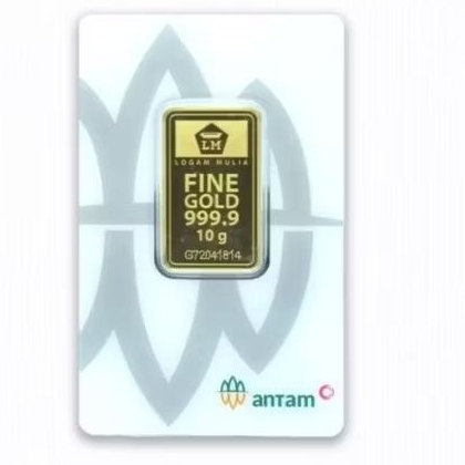 logam mulia 10gr sertifikat