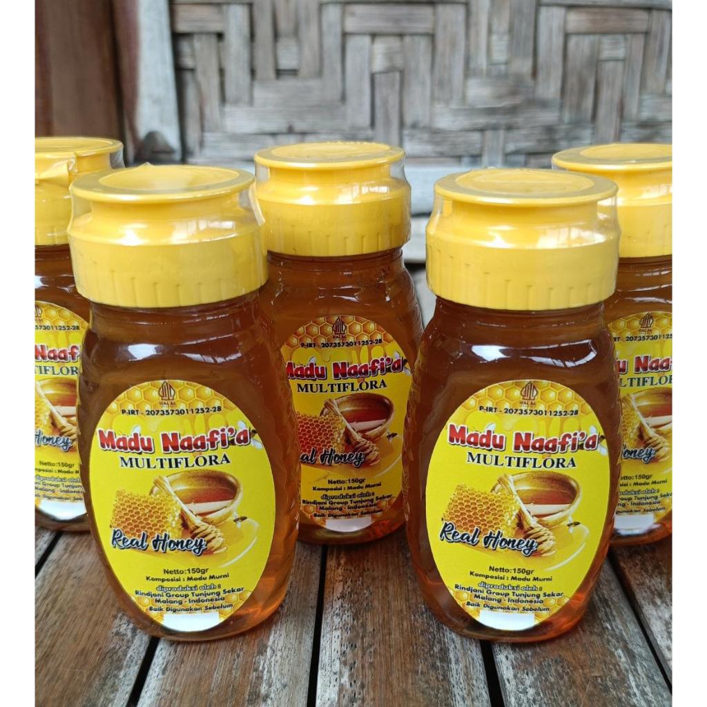

madu nafi'a 150gr/madu multi flora murni 100%