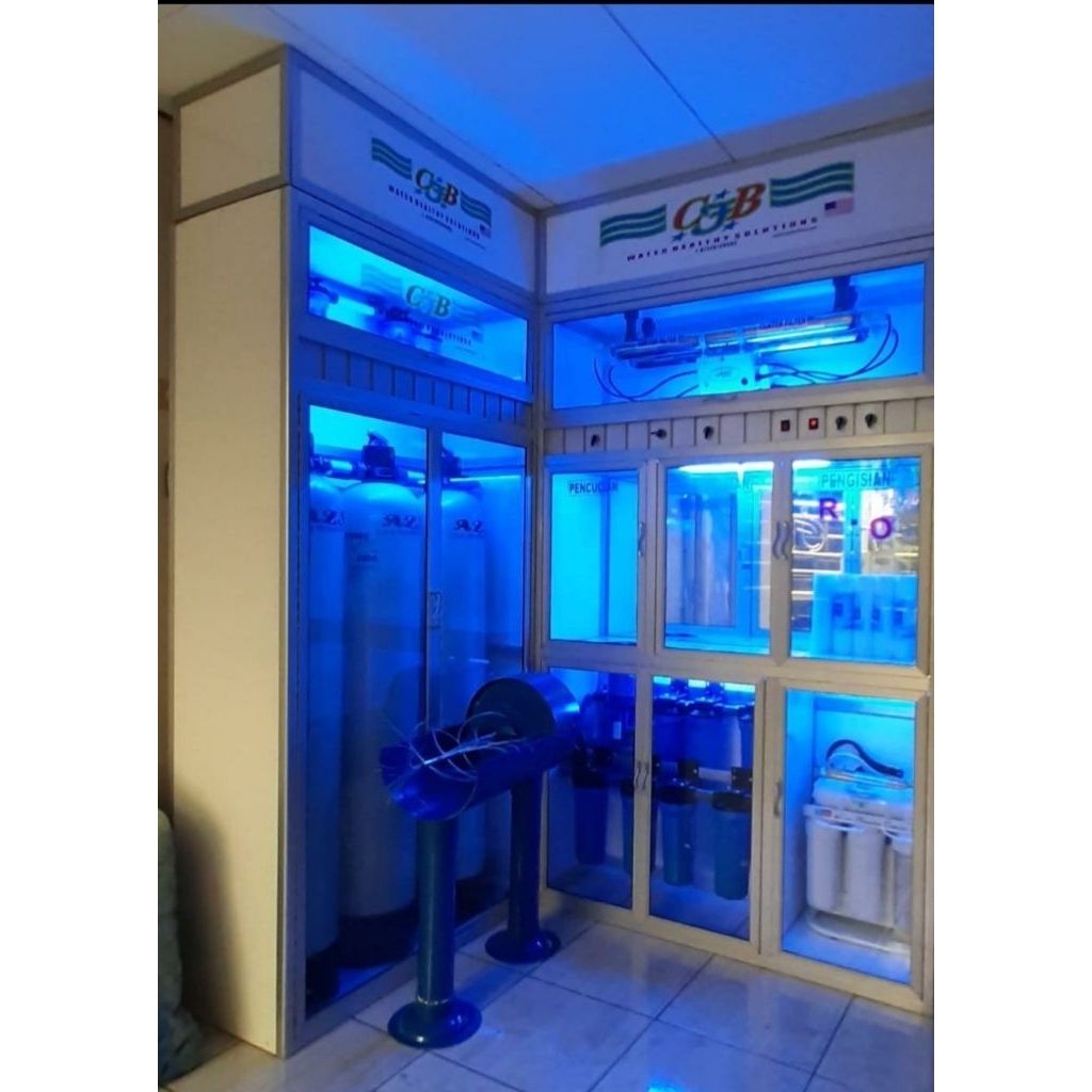 Harga paket mesin depot air isi ulang lengkap kapasitas tandon 5000L