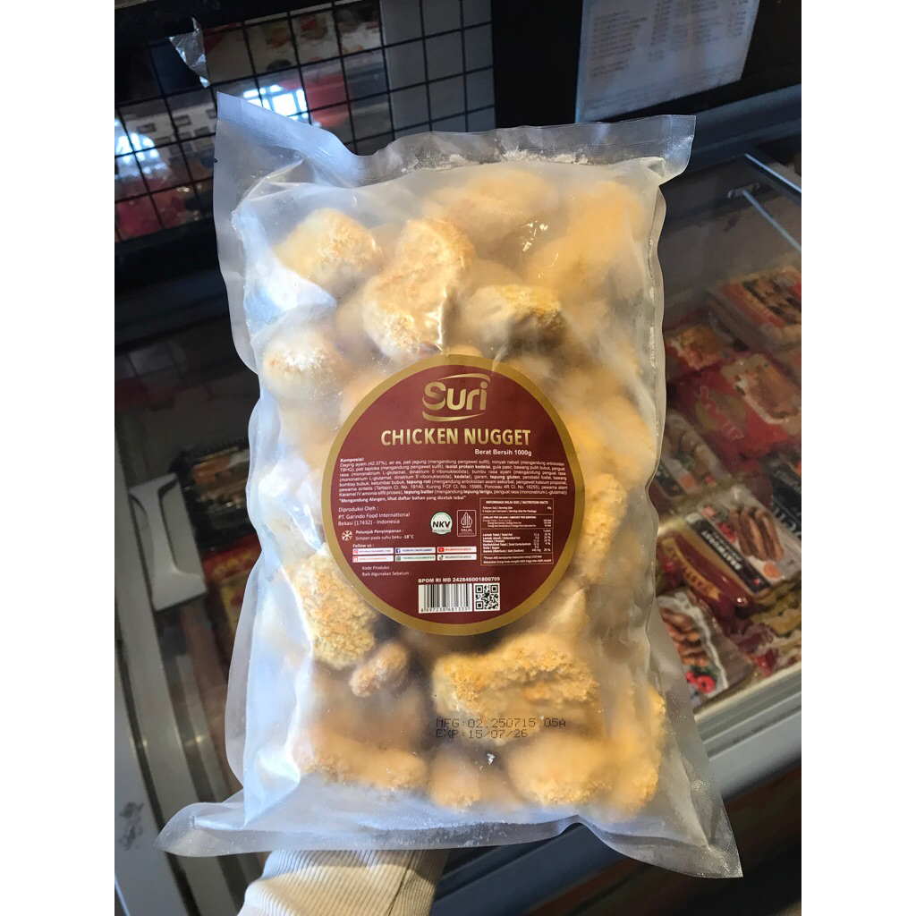 PROMO SURI CHICKEN NUGGET 1KG CURAH HARGA EKONOMIS COCOK UNTUK JUALAN DAN KONSUMSI SENDIRI
