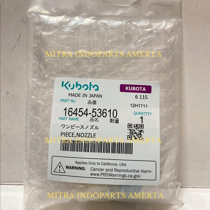 NOZZLE MX5000 MX5100 KUBOTA 16454-53610