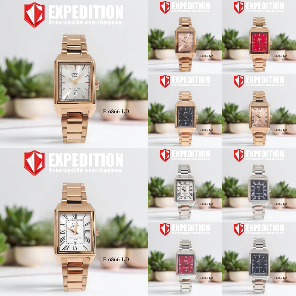 Jam Wanita Expedition E6866 E 6866 Original Garansi Resmi
