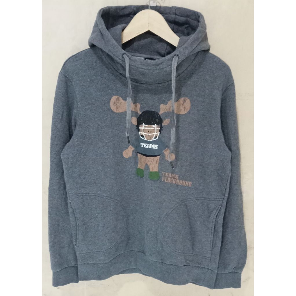 Hoodie TEAMS POLHAM PLAYGROUND dark grey second