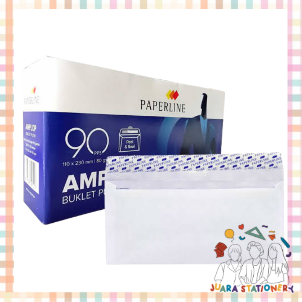 

(242) Amplop Paperline 90 PPS / Amplop Uang Amplop 90 ukuran 9.5x15.2cm 80 gsm