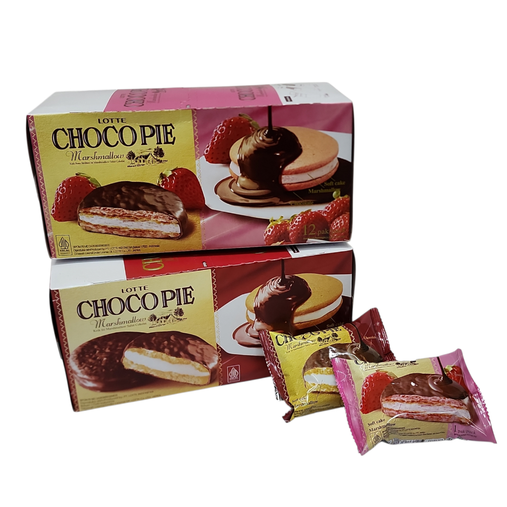 

Lotte Chocopie Marshmallow BOX - Netto 28gr x 12 pcs.