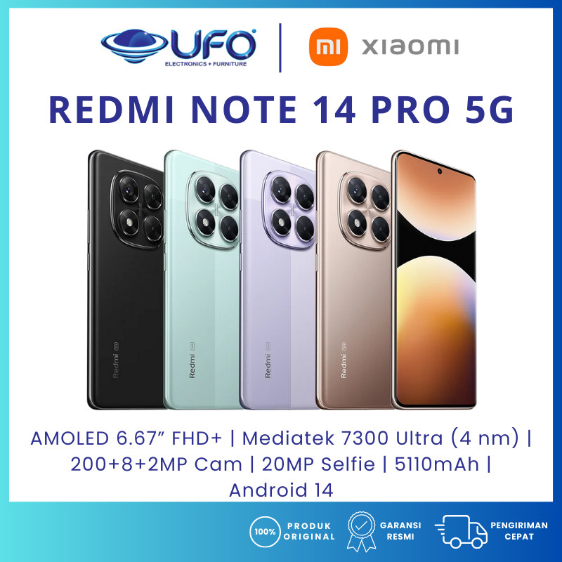 HP XIAOMI Redmi Note 14 Pro 5G RAM8/256GB | RAM12/512GB