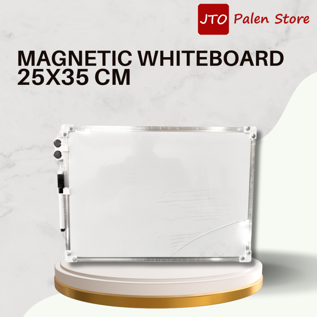 

Papan Tulis Magnetic White Board 25x35cm