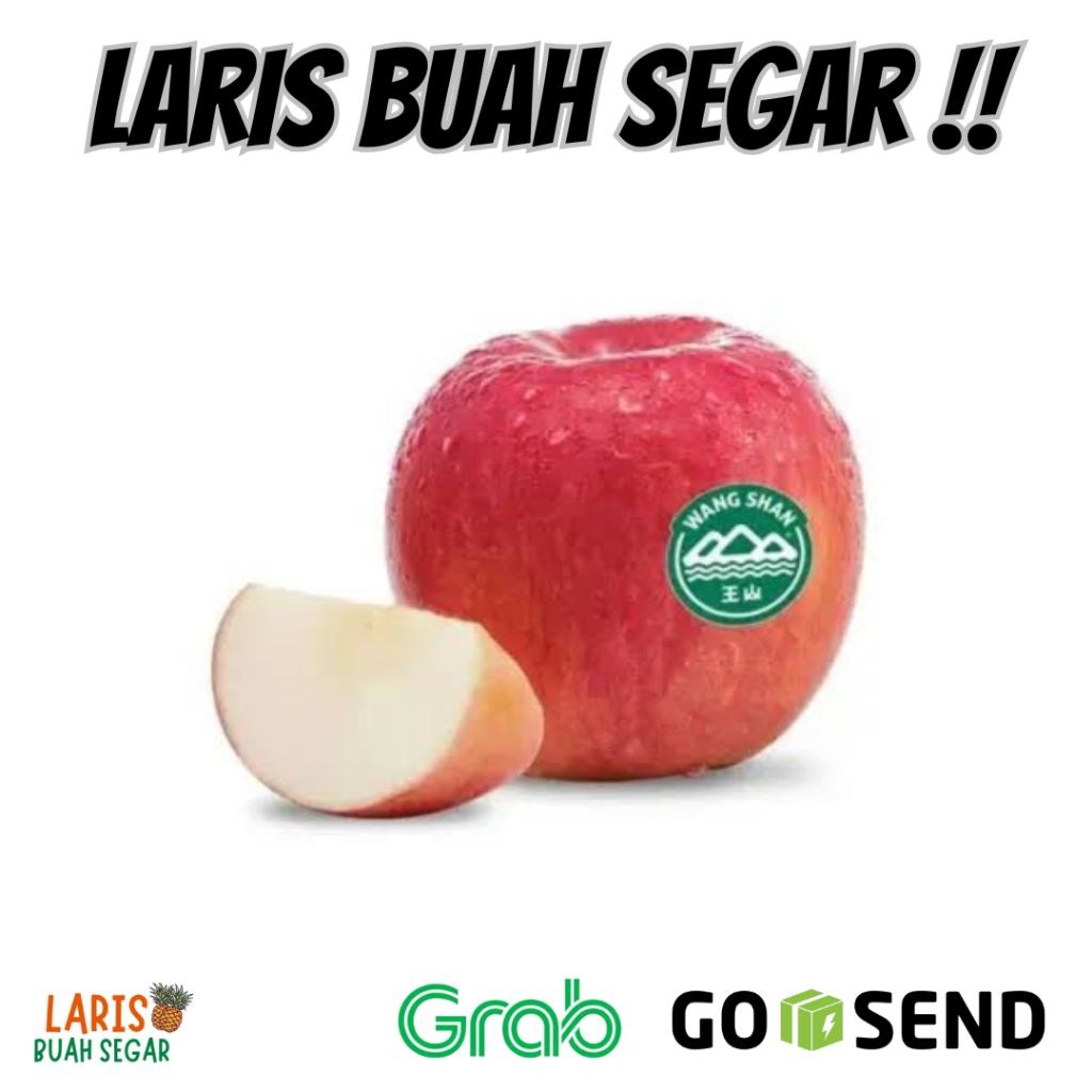 

BUAH APEL FUJI WANG SHAN PREMIUM APEL HIGH CLASS 1 KG