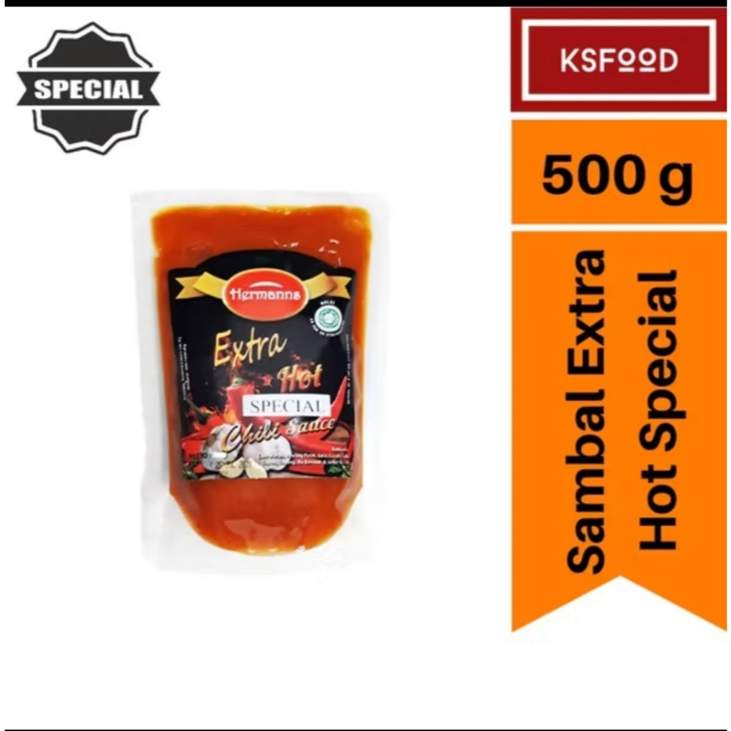 

KSFOOD Hermanns Extra Hot Sambal Special 500g