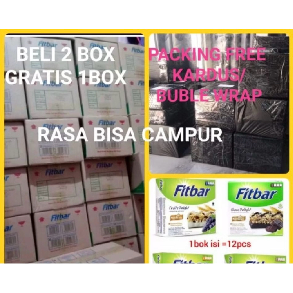 

Fitbar 2 box gratis 1 box
