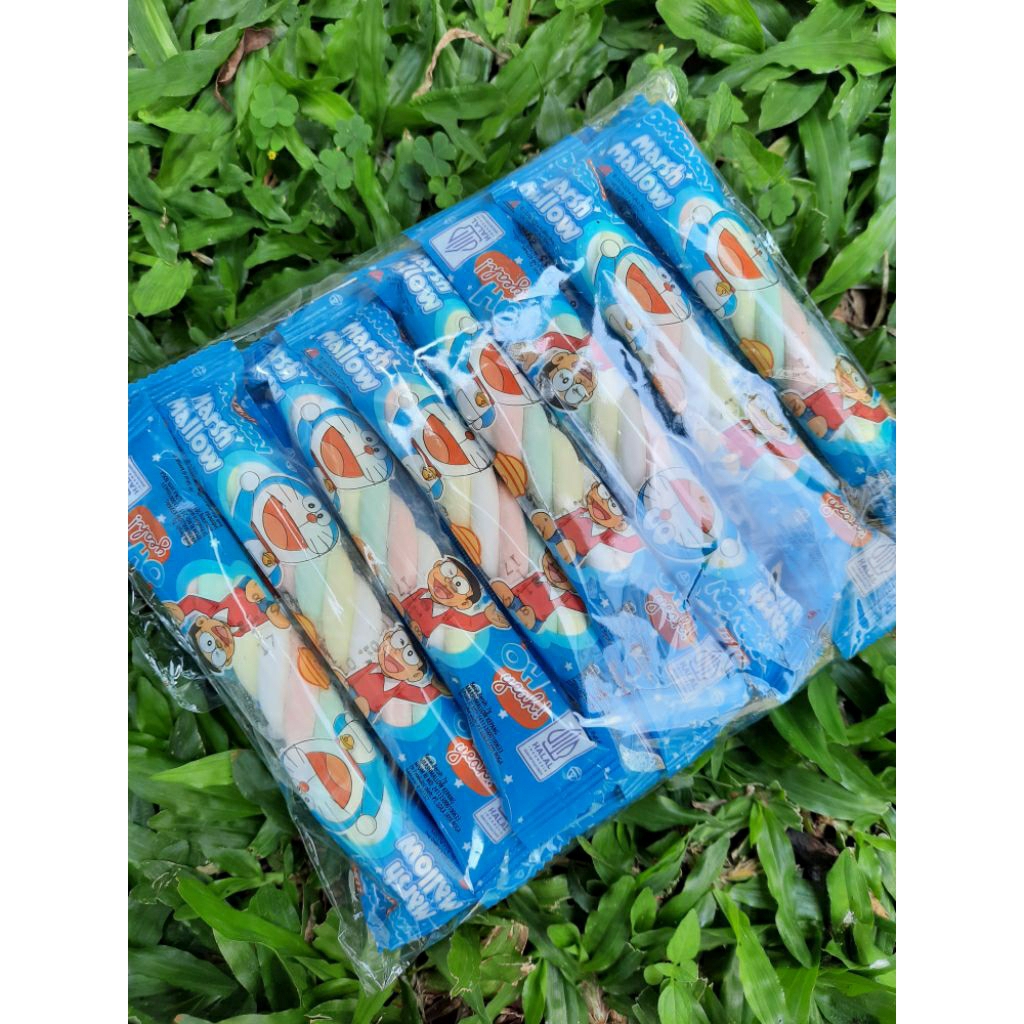 

Marshmallow Doraemon - Marshmallow Kepang 1 Pack isi 20 Pcs