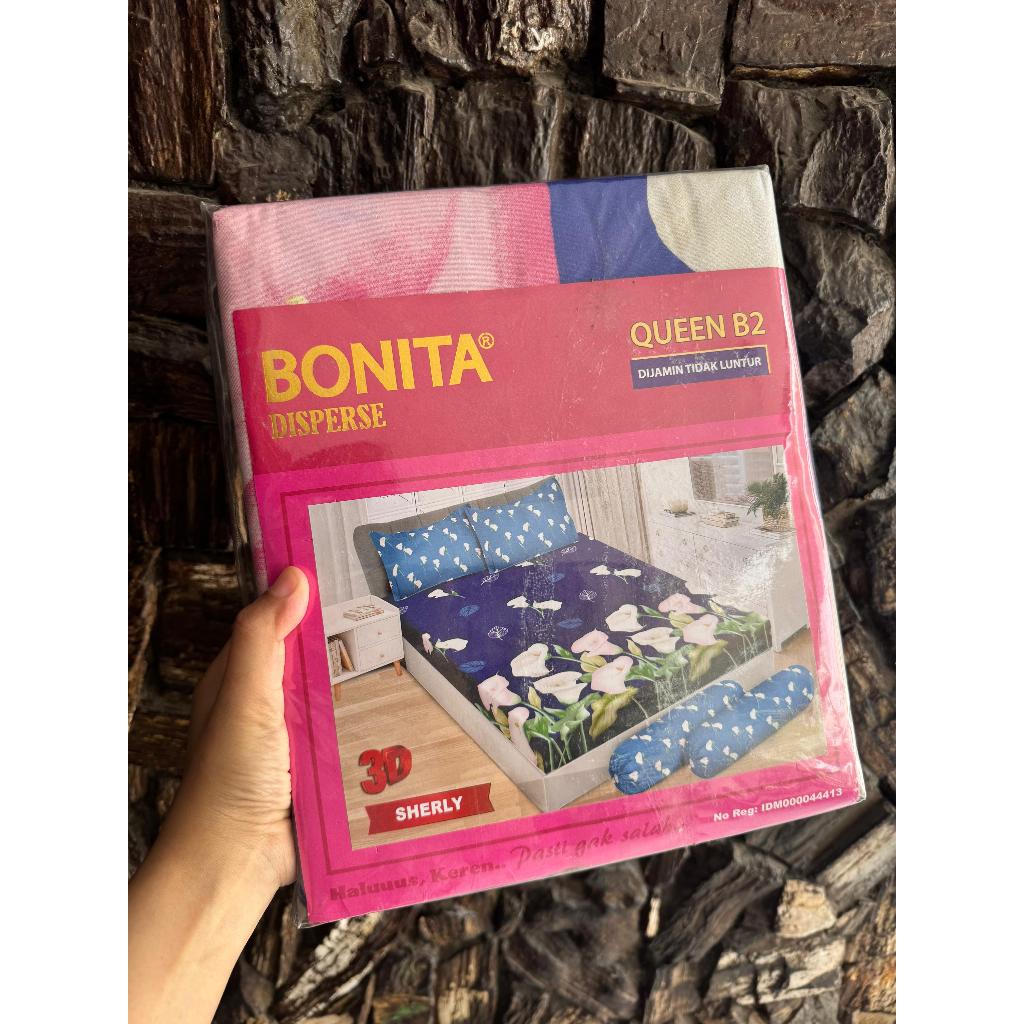 Sprei Bonita Disperse Queen B2 Sherly Ukuran 160x200