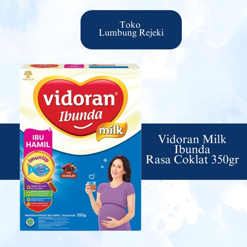 Vidoran Ibunda Coklat 350 gram Susu Ibu Hamil