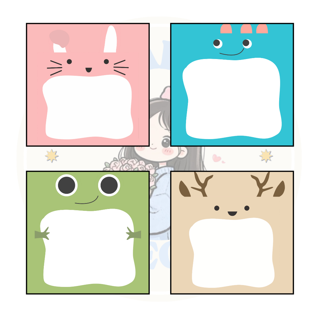 

[Part 3] Sticky Note Lucu Karakter Hewan Kawaii|Memo Tempel Cute|Catatan Mini Imut|sticky note lucu|memo tempel kawaii|catatan mini imut|kertas catatan hewan|stationery aesthetic|note tempel karakter|sticky note termurah unik|alat tulis sekolah