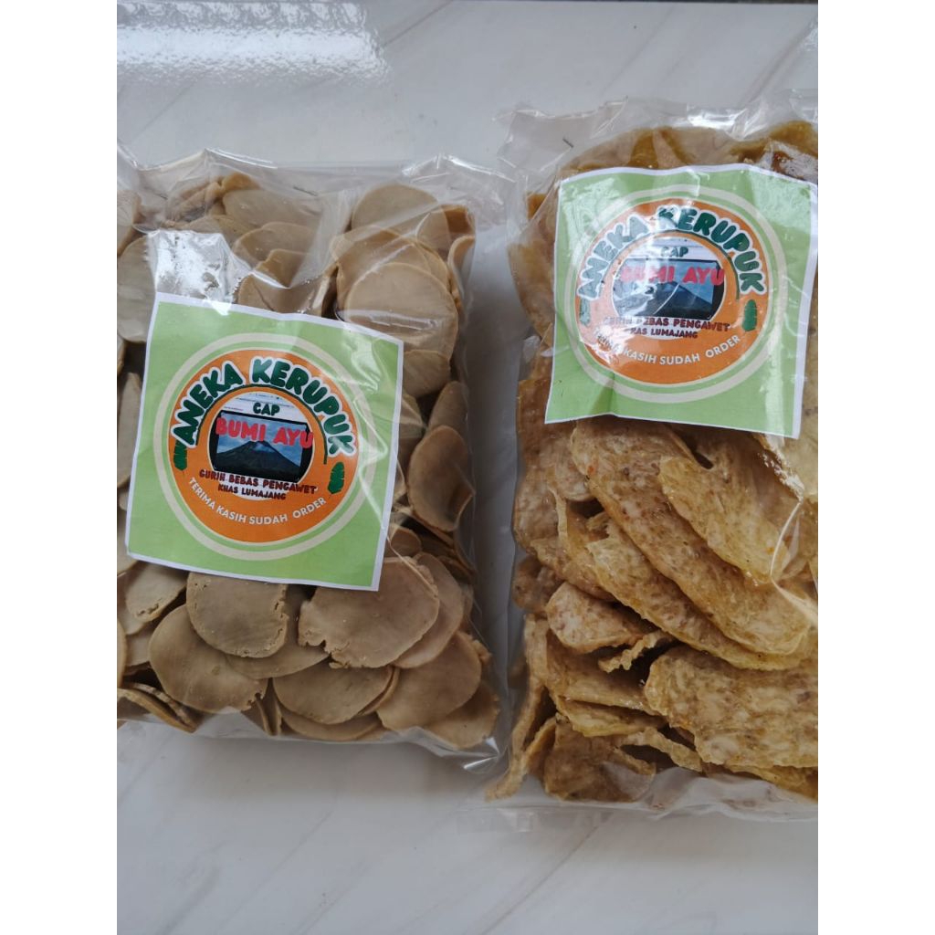 

Aneka Kerupuk Khas Lumajang 500 gr