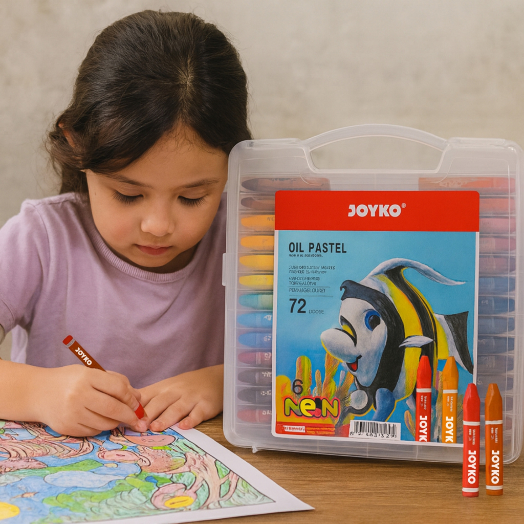 

Joyko Oil Pastel Crayon Krayon Minyak Warna Cerah Edukatif Untuk Anak