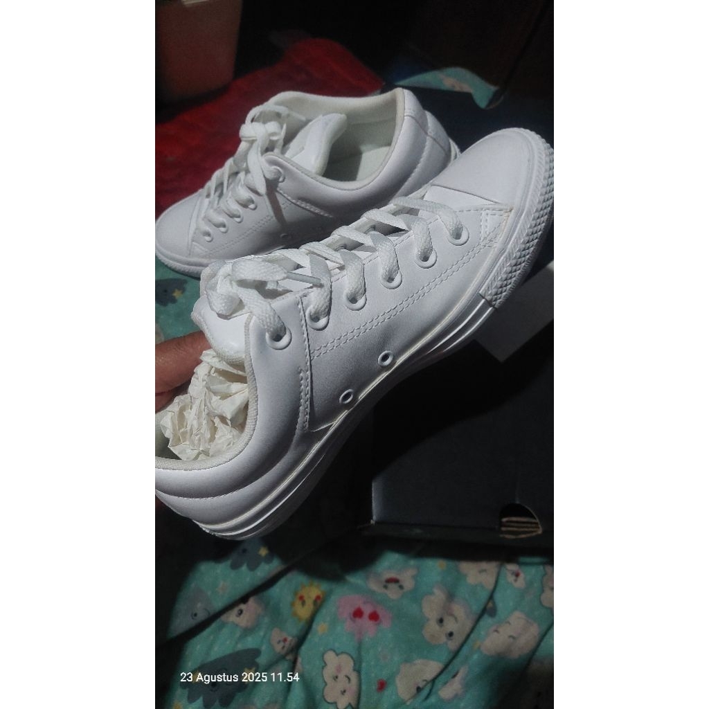 CONVERSE CTAS HIGH STREET OX WHITE ( 25.5.CM )