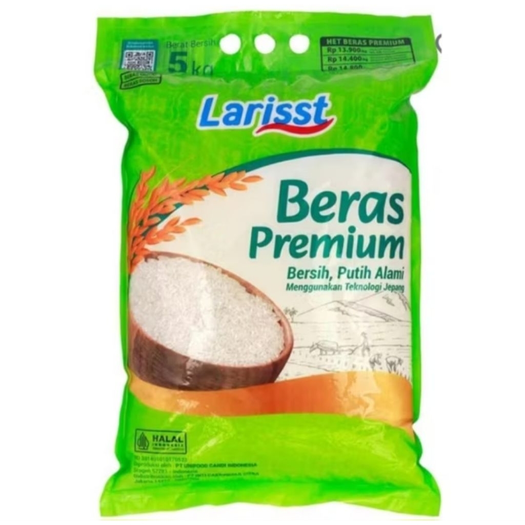 

Beras larisst premium 5kg