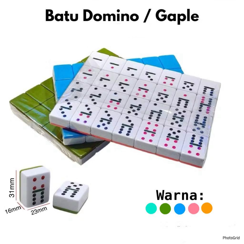 BATU DOMINO TEBAL / GAPLEK / DADU DOMINO