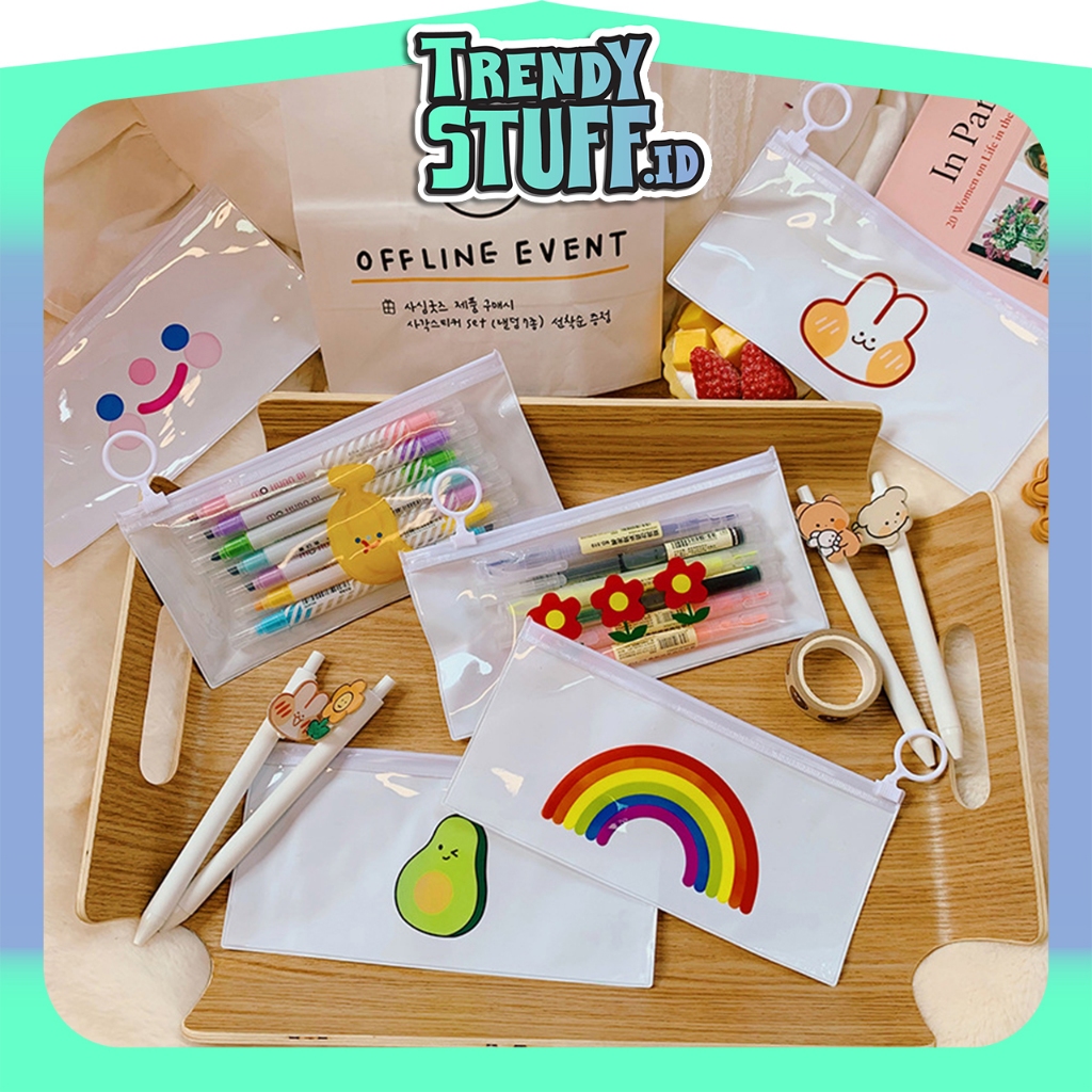 

TrendyStuff.id Pouch Dompet Mika Make Up Kawai Pouch Resleting Tempat Alat tulis Pouch Travel Pouch R799