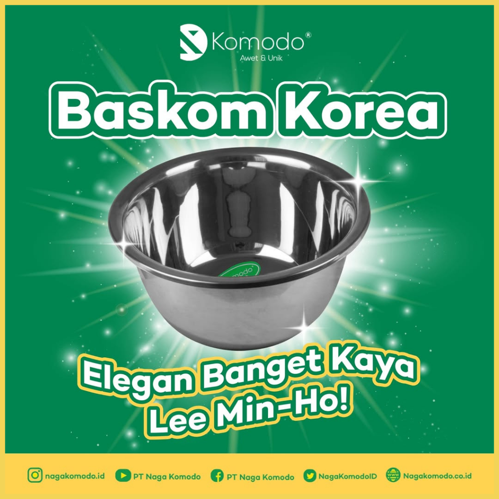 Baskom Stainless Korea Komodo