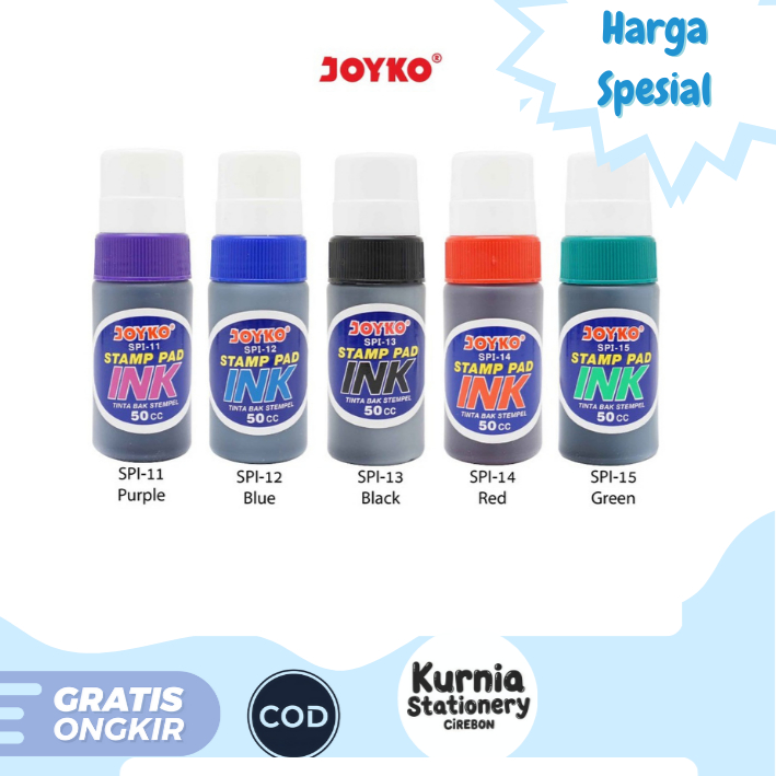 

Joyko Stamp Pad Ink SPI 11-15 / Tinta Untuk Stam Pad (Satuan)