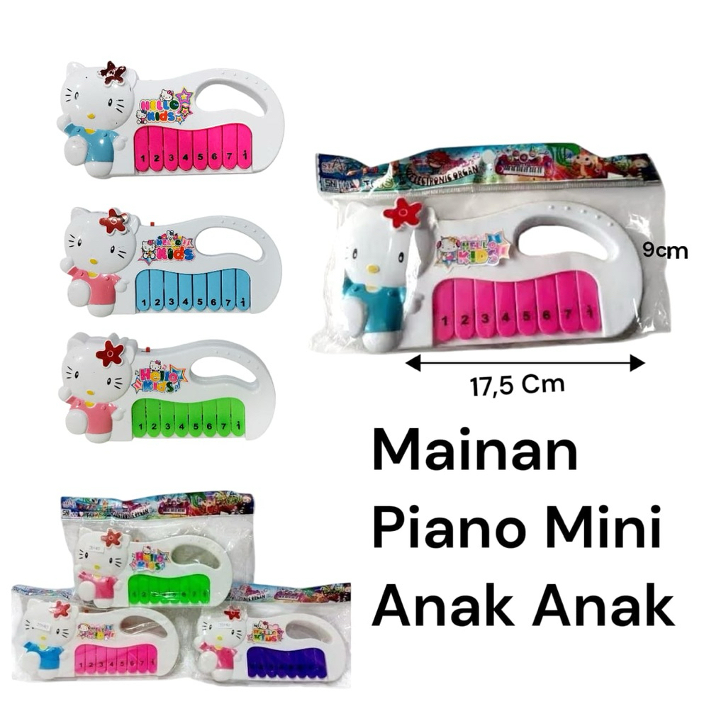 1159 mainan alat musik hello kity anak”/mainan piano anak”/mainan piano kecil anak”/mainan piano kec