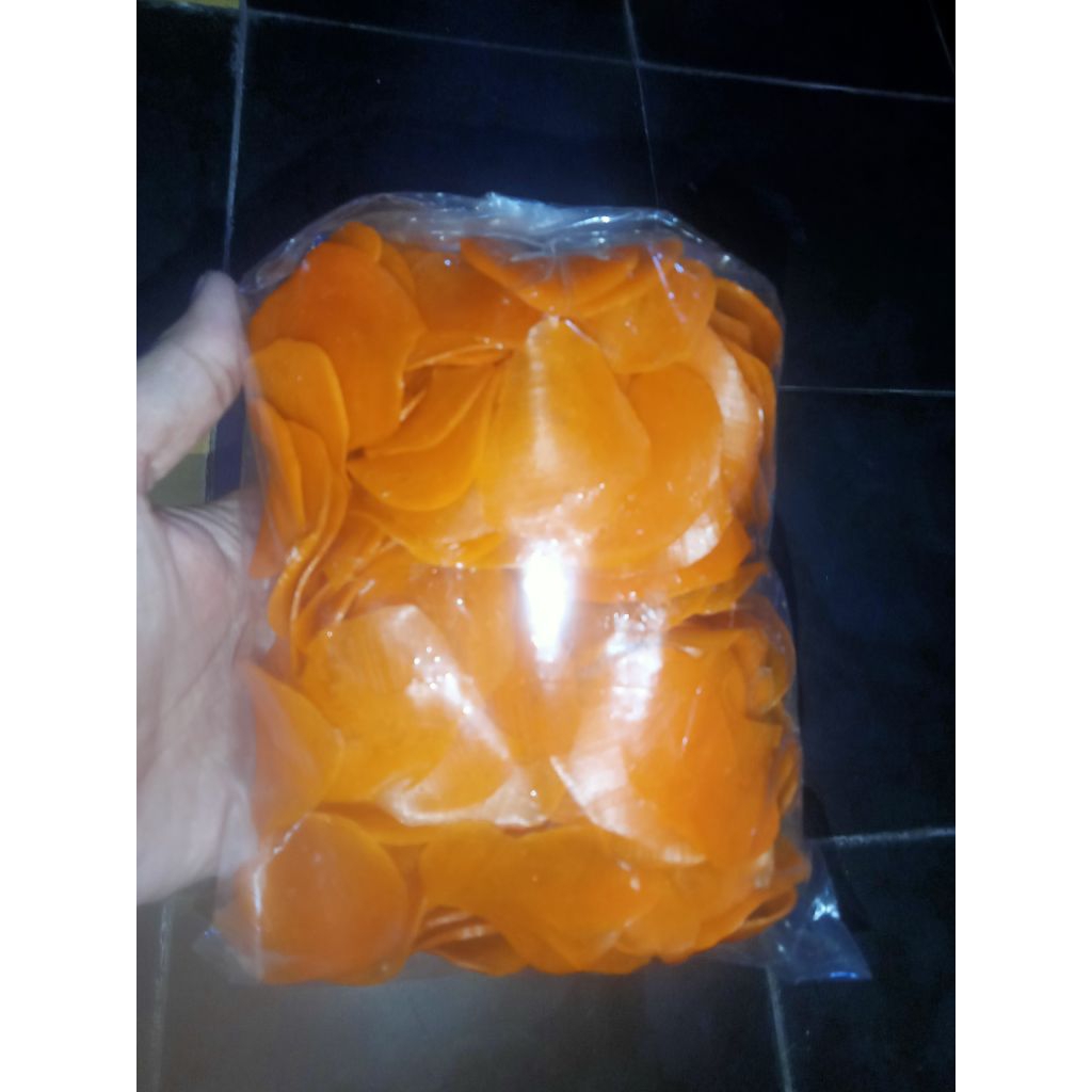 

krupuk Oren mentah 250gr/krupuk murah/krupuk mentah/krupuk seblak