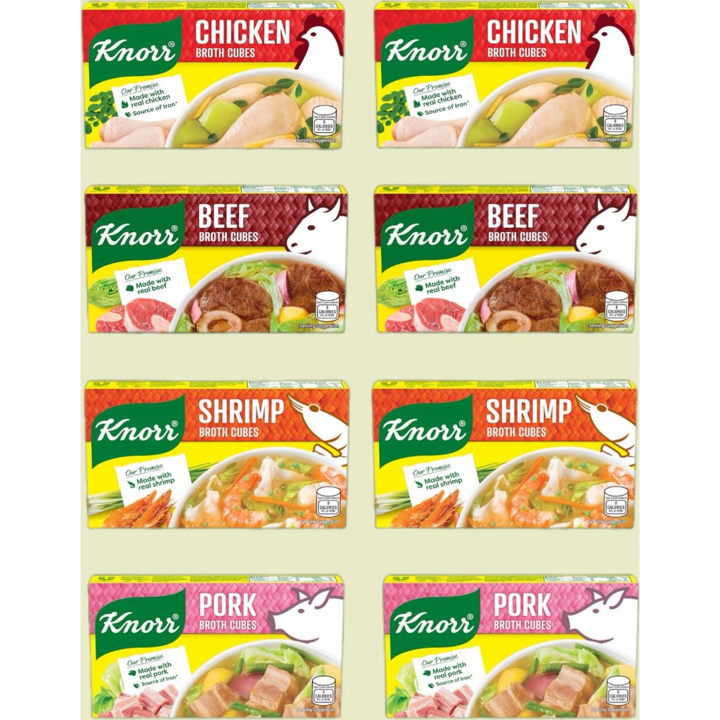

Knorr Chicken Broth Cubes | Pork Cube | Beef Cube | Shrimp Cube Philippines Isi 6 Cubes