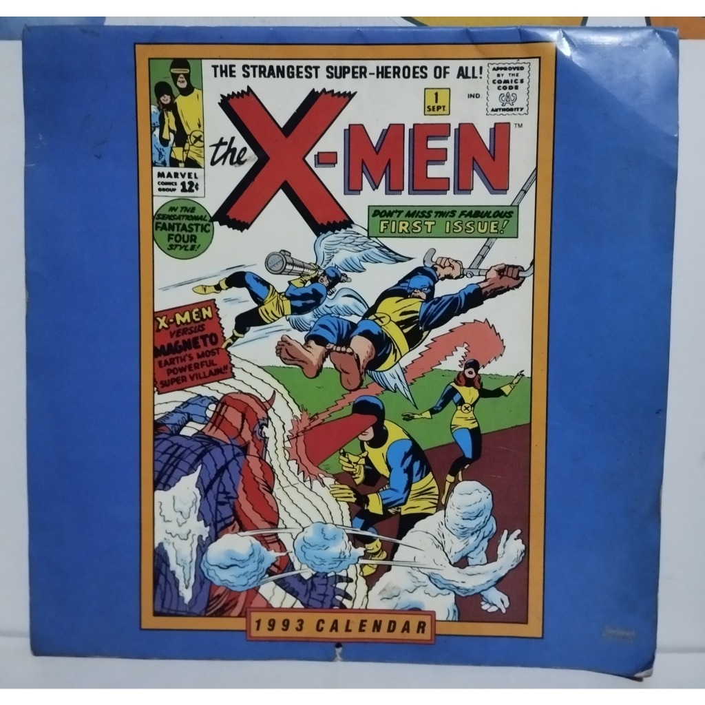 X-Men 1993 Calendar – Marvel Comics Retro Collector Item