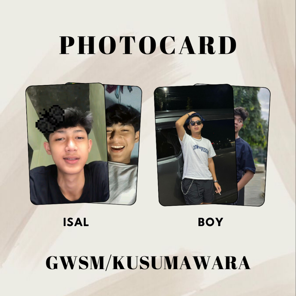 [25 pcs] Photocard Gwsm Kusumawara isal,najib,boy,huda