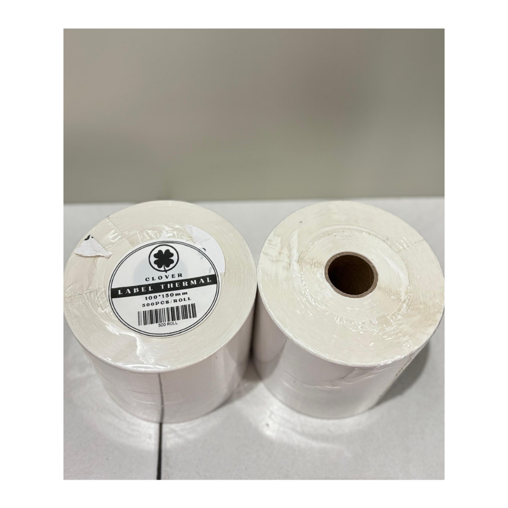 

LABEL KERTAS THERMAL 100X150 MM A6 RESI 1 LINE STIKER PRINTER BARCODE THERMAL ISI 500 PCS