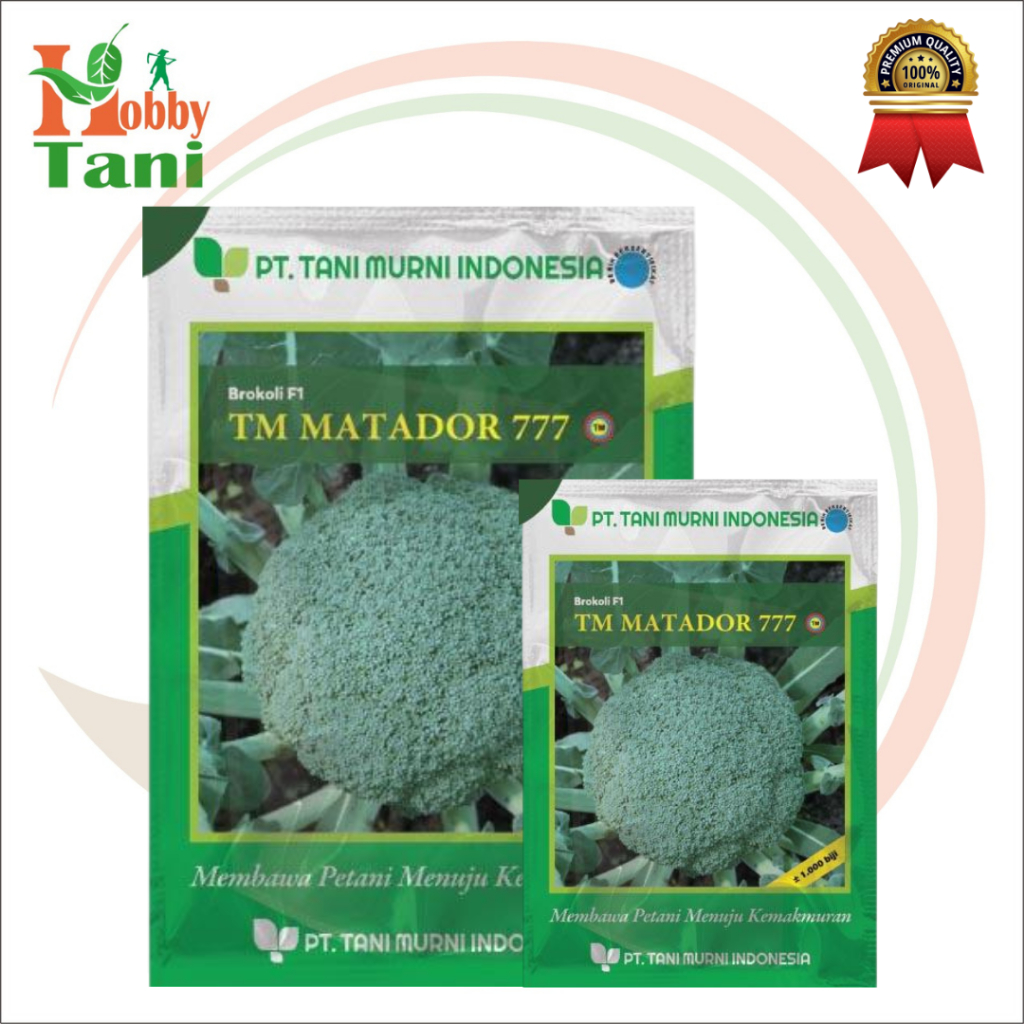 TM Matador 777 - isi -+1000 biji HARGA GROSIR 10PCS - Benih Brokoli F1 Unggul Hibrida (bisa COD) - O