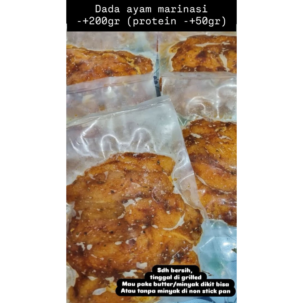 

dada ayam marinasi