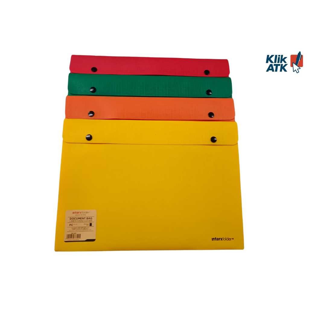 

12 Pcs Map Plastik Kancing Interx 900F Opaque Tebal - Per Lusin