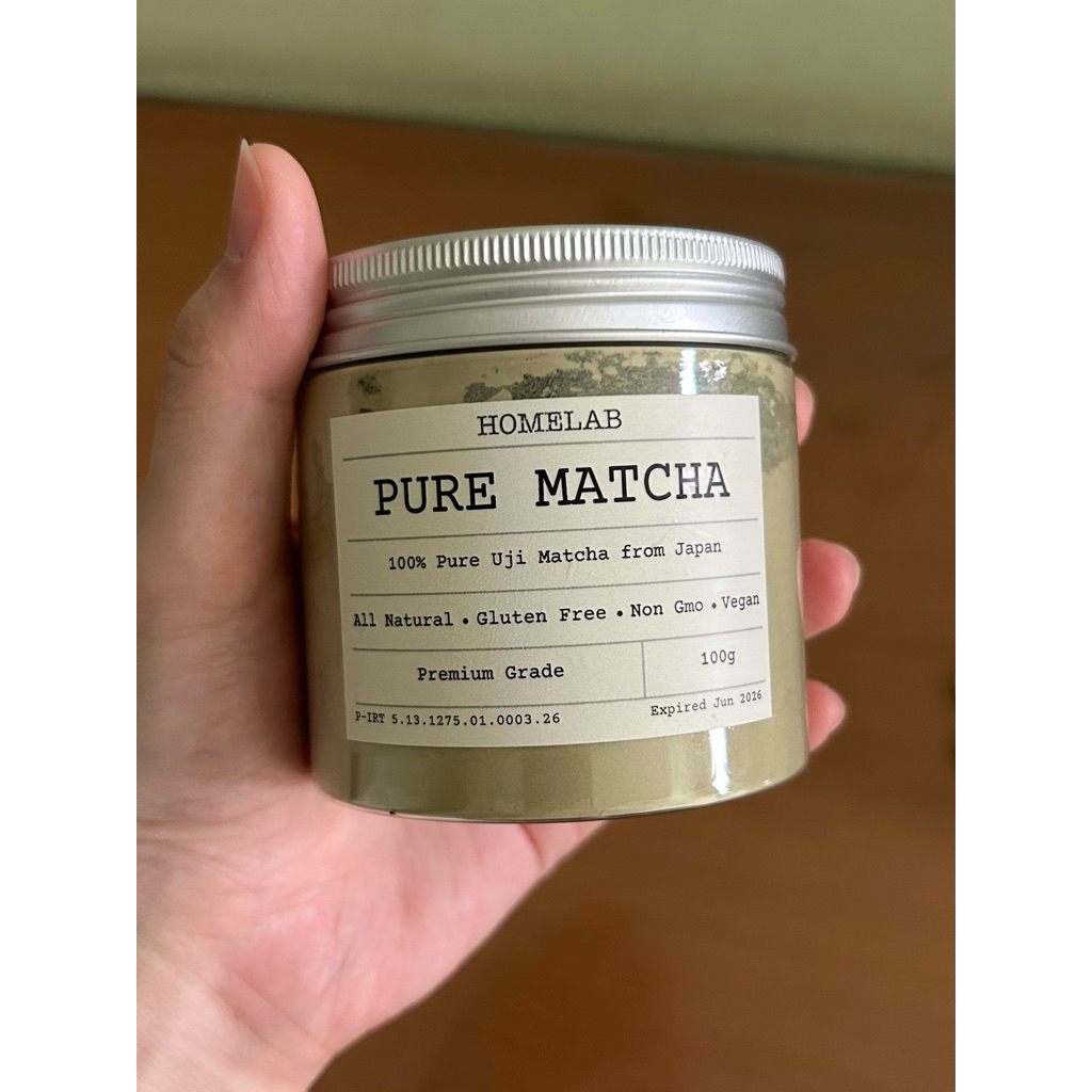 

PRELOVED Homelab 100% Pure Uji Matcha Japan - Bubuk Matcha Premium Grade