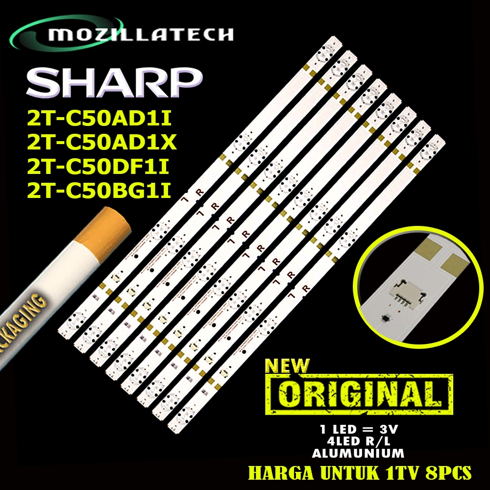 BACKLIGHT TV LED SHARP 50 2T-C50AD1I 2T-C50AD1X 2T-C50DF1I 2T-C50BG1I 50INCH_4LED_RUNTKB686WJZZ