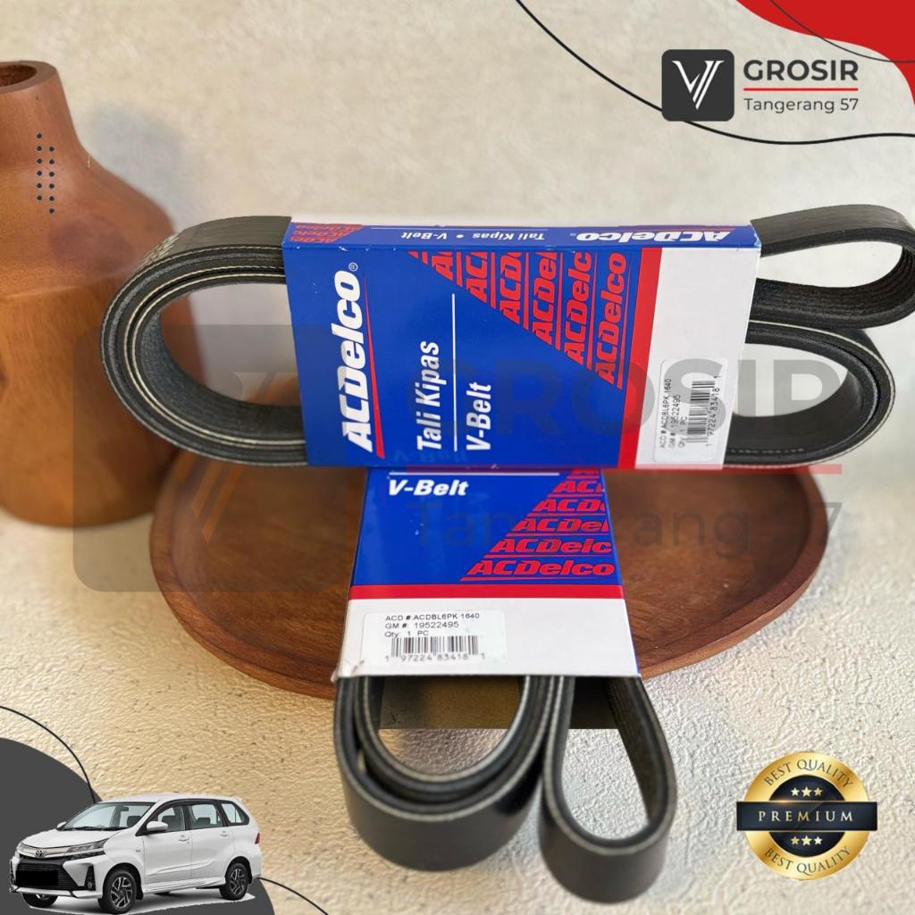 Vbelt Fanbelt Avanza Veloz 1500cc VVTi 2012-2015 ACDELCO 2495 Fan Belt Sabuk Tali Kipas V-belt Alter
