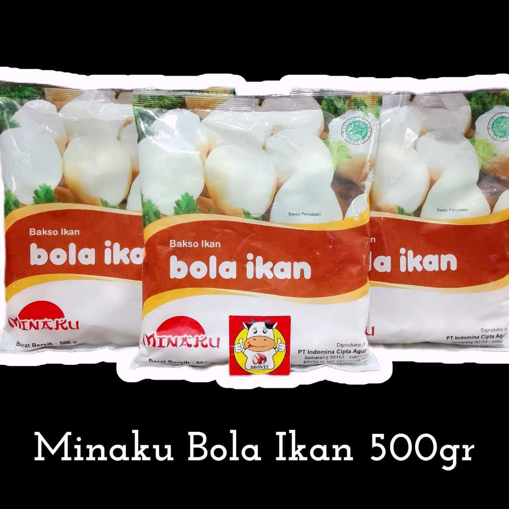 

MINAKU BOLA IKAN 500GR - FROZEN FOOD - BRONTZ JOGJA