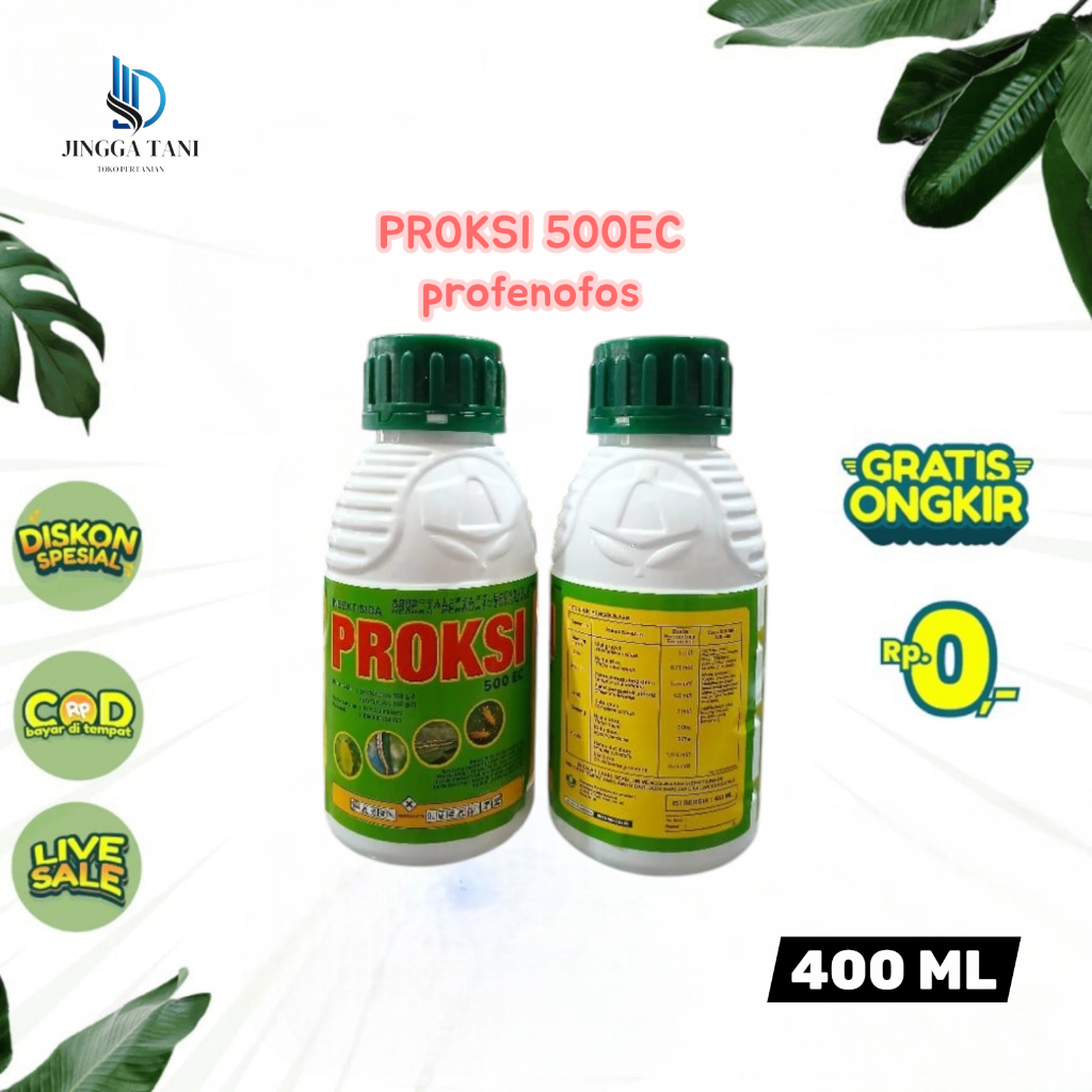 Insektisida Proksi 500EC 400ml Profenofos Pengendali Hama Lalat Buah / Lalat Buah Insektisida